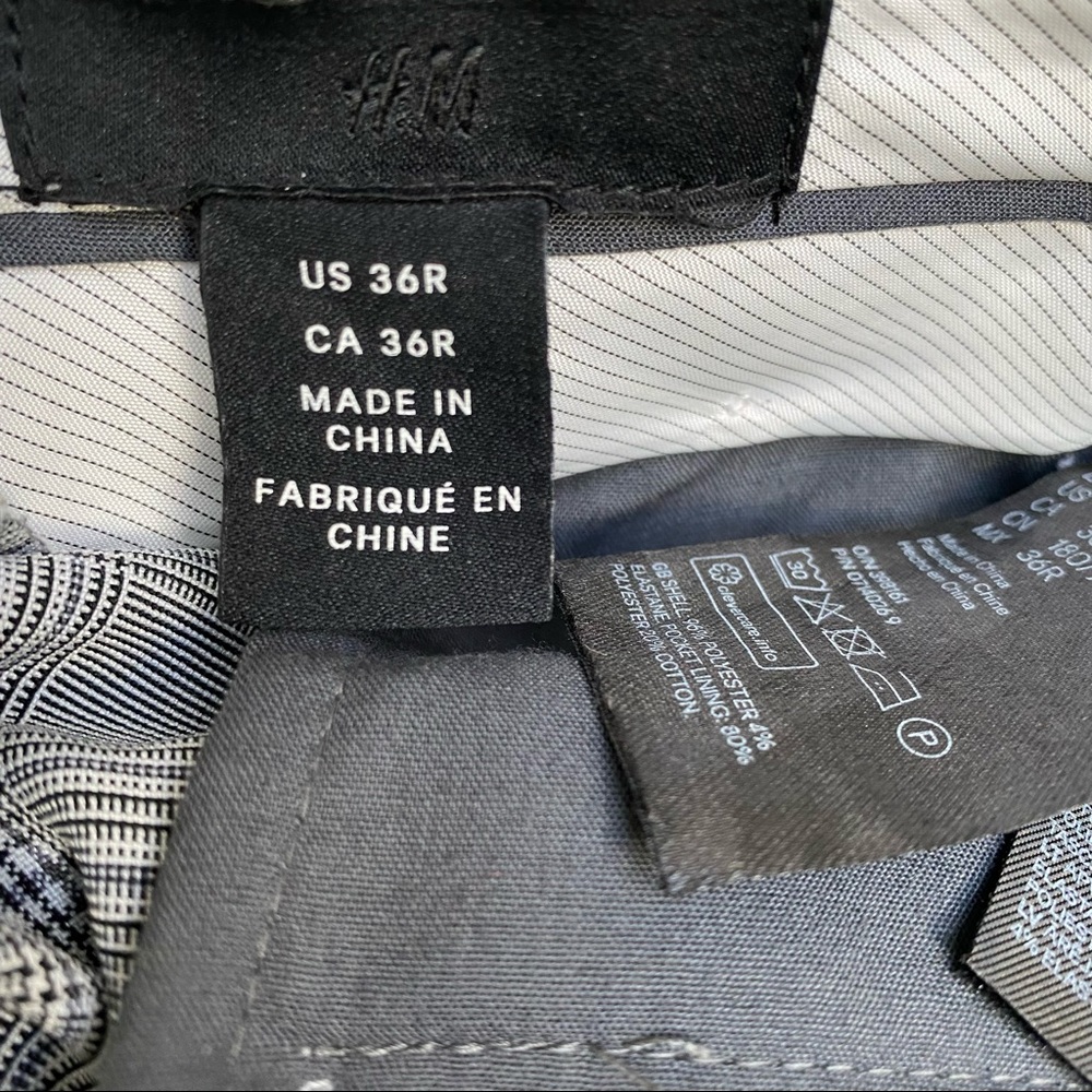 H&M Plaid Slim Fit Pants - Picture 12 of 12